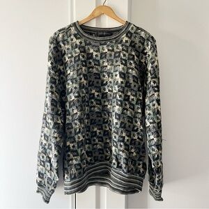 Jhane Barnes Geometric Sweater